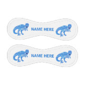 Blaues T-Rex farbiges Dinosaurier Prähistorisches Baseball (Paneele)