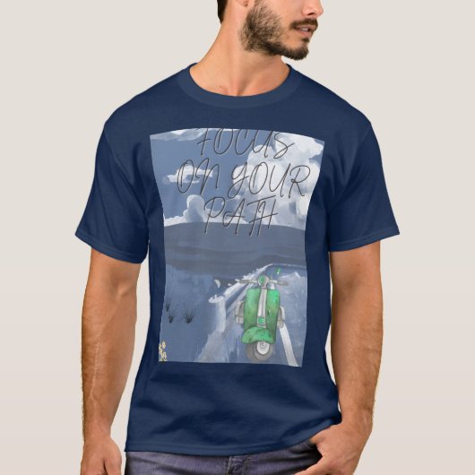 BLAUES T-SHIRT (Vorderseite)