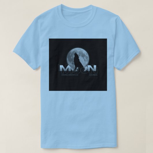 Blaues T-Shirt mit halbem Ärmel (Design vorne)