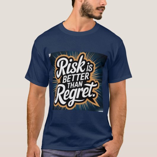 Blaues T-Shirt mit halbem Ärmel  (Vorderseite)