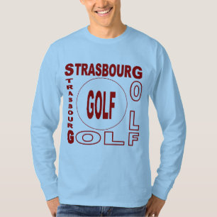 Blaues T-Shirt Straßburg GOLF