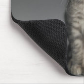Blaues Tabby-Kätzchen Mousepad (Ecke)