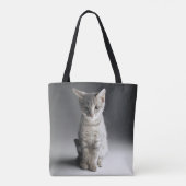 Blaues Tabby-Kätzchen Tasche (Rückseite)