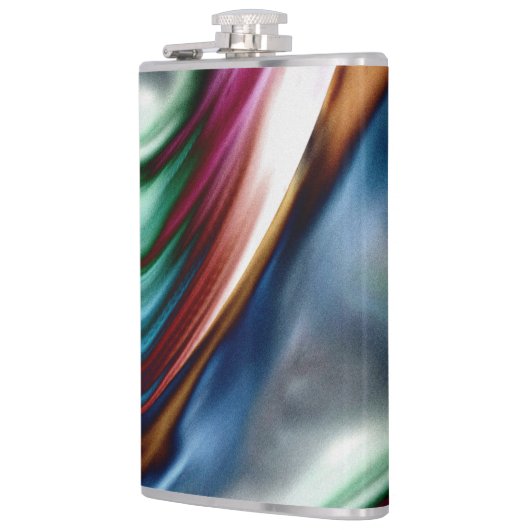 Blaues Tal Whirlwind Regenbogen Flachmann (Links)