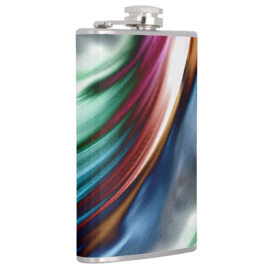 Blaues Tal Whirlwind Regenbogen Flachmann (Rechts)