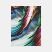 Blaues Tal Whirlwind Regenbogen Fleecedecke (Vorderseite)