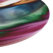 Blaues Tal Whirlwind Regenbogen Schneidebrett (Ecke)