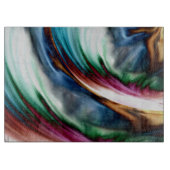 Blaues Tal Whirlwind Regenbogen Schneidebrett (Vorderseite)