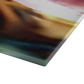 Blaues Tal Whirlwind Regenbogen Schneidebrett (Ecke)