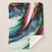 Blaues Tal Whirlwind Regenbogen Sherpadecke (Vorderseite)