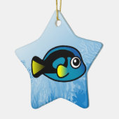 Blaues Tang Keramikornament (Links)