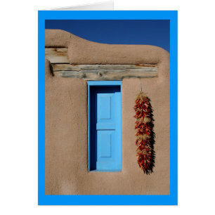 Blaues Taos-Fenster