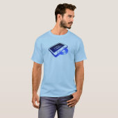 Blaues Tape'n'Record T-Shirt (Vorne ganz)