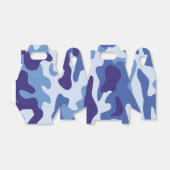 Blaues Tarnmuster Geschenkschachtel (Ungefaltet)