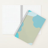 Blaues Tarnmuster-Notizbuch – Cooles Tarnjournal Notizblock (Innen)