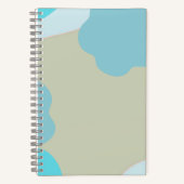 Blaues Tarnmuster-Notizbuch – Cooles Tarnjournal Notizblock (Vorderseite)