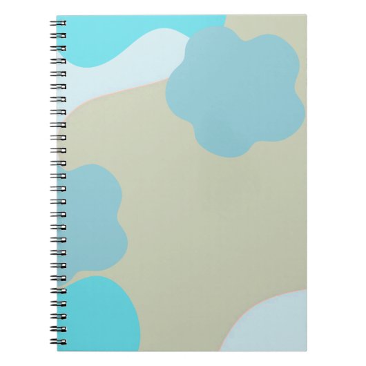 Blaues Tarnmuster-Notizbuch – Cooles Tarnjournal Notizblock (Vorderseite)