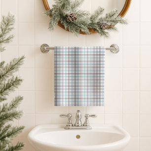 Blaues Tartan-Handtuch-Cosy-Geschenk für seinen Al Badhandtuch Set