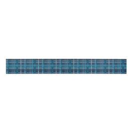 blaues Tartan Ripsband