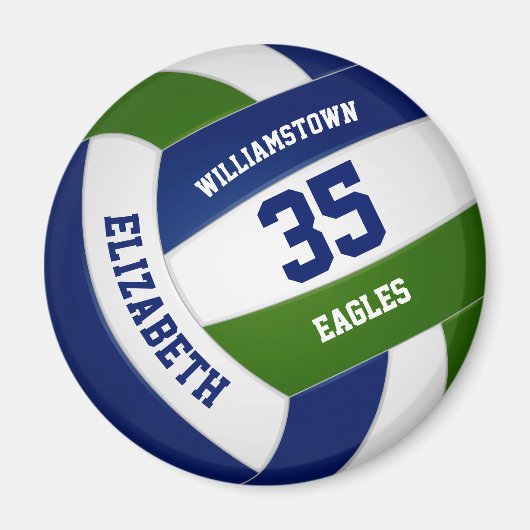 Blaues Team im Volleyballclub Magnet (Vorne)