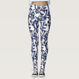 Blaues Team Leggings