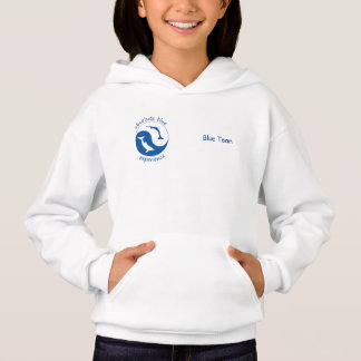 Blaues Team Mädchen Hoodie