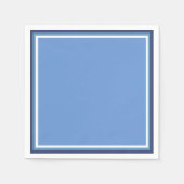 Blaues Tentu Serviette (Vorderseite)