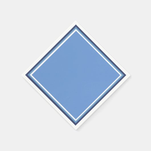 Blaues Tentu Serviette (Ecke)