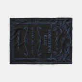Blaues Thema Bach Junggesellinnenabschied passende Fleecedecke (Vorderseite (Horizontal))