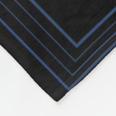 Blaues Thema Bach Junggesellinnenabschied passende Fleecedecke (Ecke)