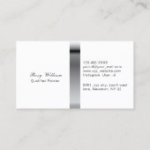 Blaues Thema Beruflicher Maler Visitenkarte (Rückseite)