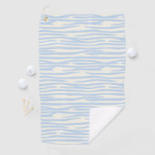 Blaues Tiermuster Golfhandtuch (Insitu)