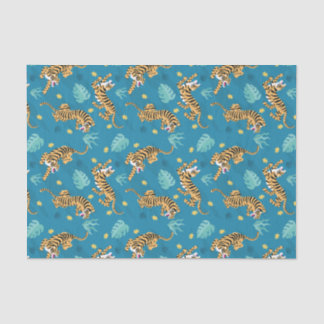 Blaues Tiger-Tissue-Papier Seidenpapier