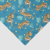 Blaues Tiger-Tissue-Papier Seidenpapier (Ausschnitt)