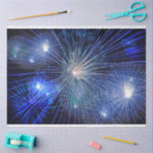 blaues Tissue Seidenpapier (Basteln)