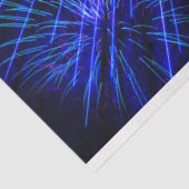 blaues Tissue Seidenpapier (Ausschnitt)