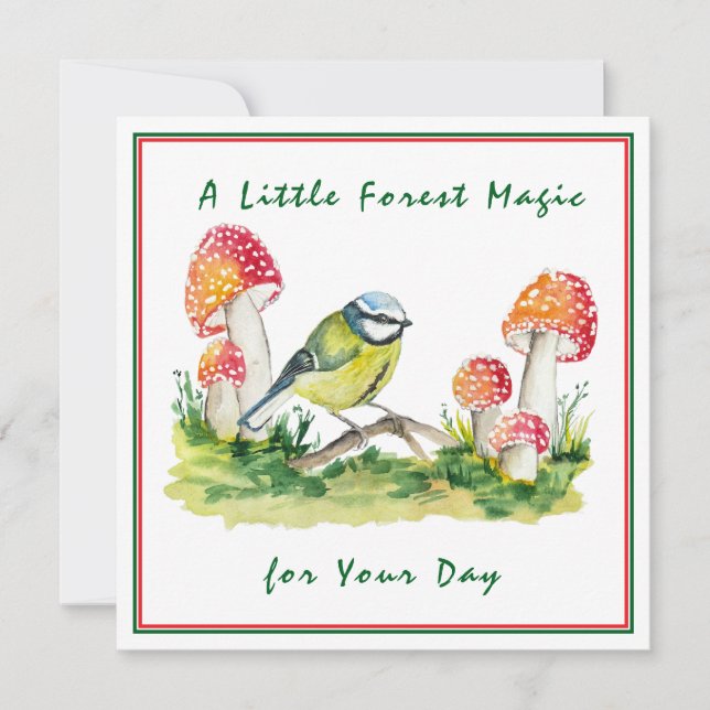 Blaues Tit und agrarisches Wasser (Vorderseite)