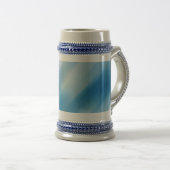 Blaues Topaz Bierglas (VorderseiteRechts)