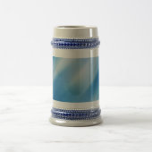 Blaues Topaz Bierglas (Mittel)