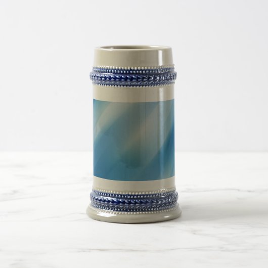 Blaues Topaz Bierglas (Mittel)