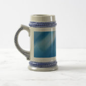 Blaues Topaz Bierglas (Links)
