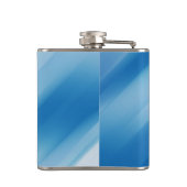 Blaues Topaz Flachmann (Rückseite)