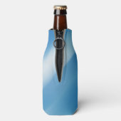 Blaues Topaz Flaschenkühler (Flasche Rückseite)