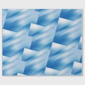 Blaues Topaz Geschenkpapier (Flach)