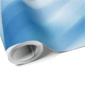 Blaues Topaz Geschenkpapier (Rolleneckpunkt)