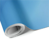 Blaues Topaz Geschenkpapier (Rolleneckpunkt)