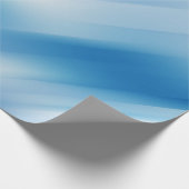 Blaues Topaz Geschenkpapier (Ecke)