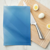 Blaues Topaz Geschirrtuch (Viertel Falte)