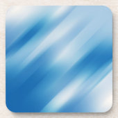 Blaues Topaz Getränkeuntersetzer (Vorderseite)