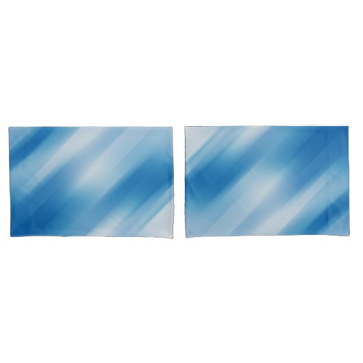 Blaues Topaz Kissenbezug (Vorderseite-Set)